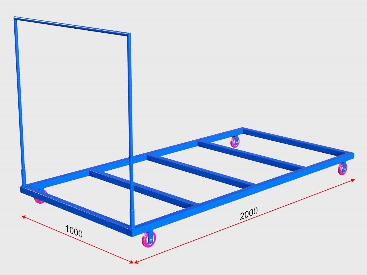 Тележка для перевозки матов (4000.1)