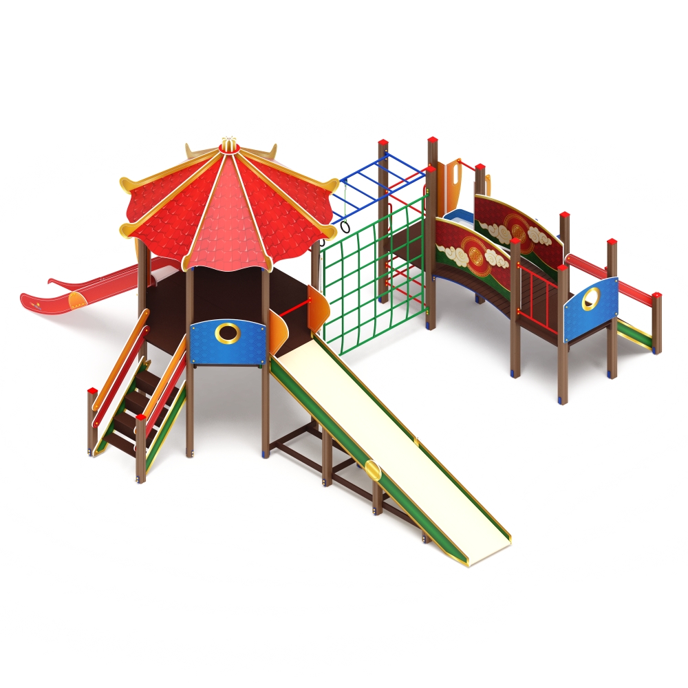 КАРНАВАЛ детский игровой комплекс ДИК 2.22.03 (H=1500, H=900)