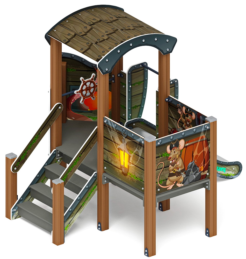 КАТЕРОК игровая форма (горка Н 750) ДИК 1.03.3.01-11