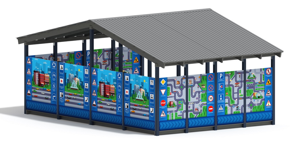 Теневой навес (ДПС) МФ 70.6.4-14