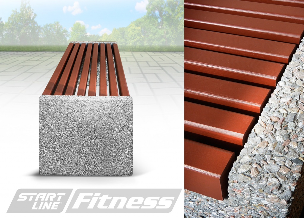 Уличная скамейка «Квартал» START LINE