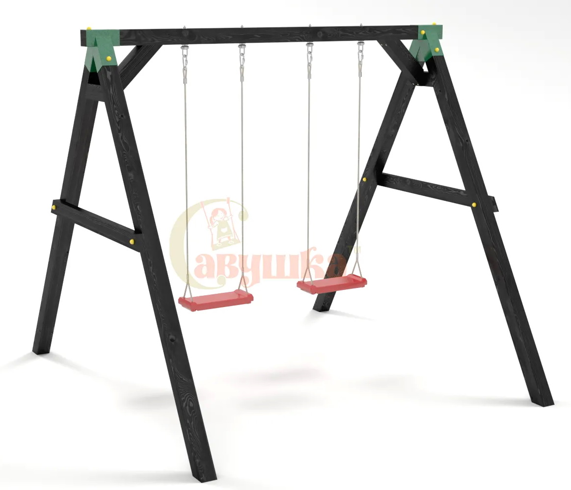 Качели Сава BLACK усиленные Савушка