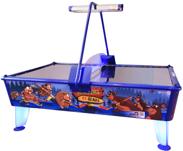 Аэрохоккей Beavers vs Bears 8 ф (238 х 158 х 83 см, цветной, жетоноприемник/купюроприемник)