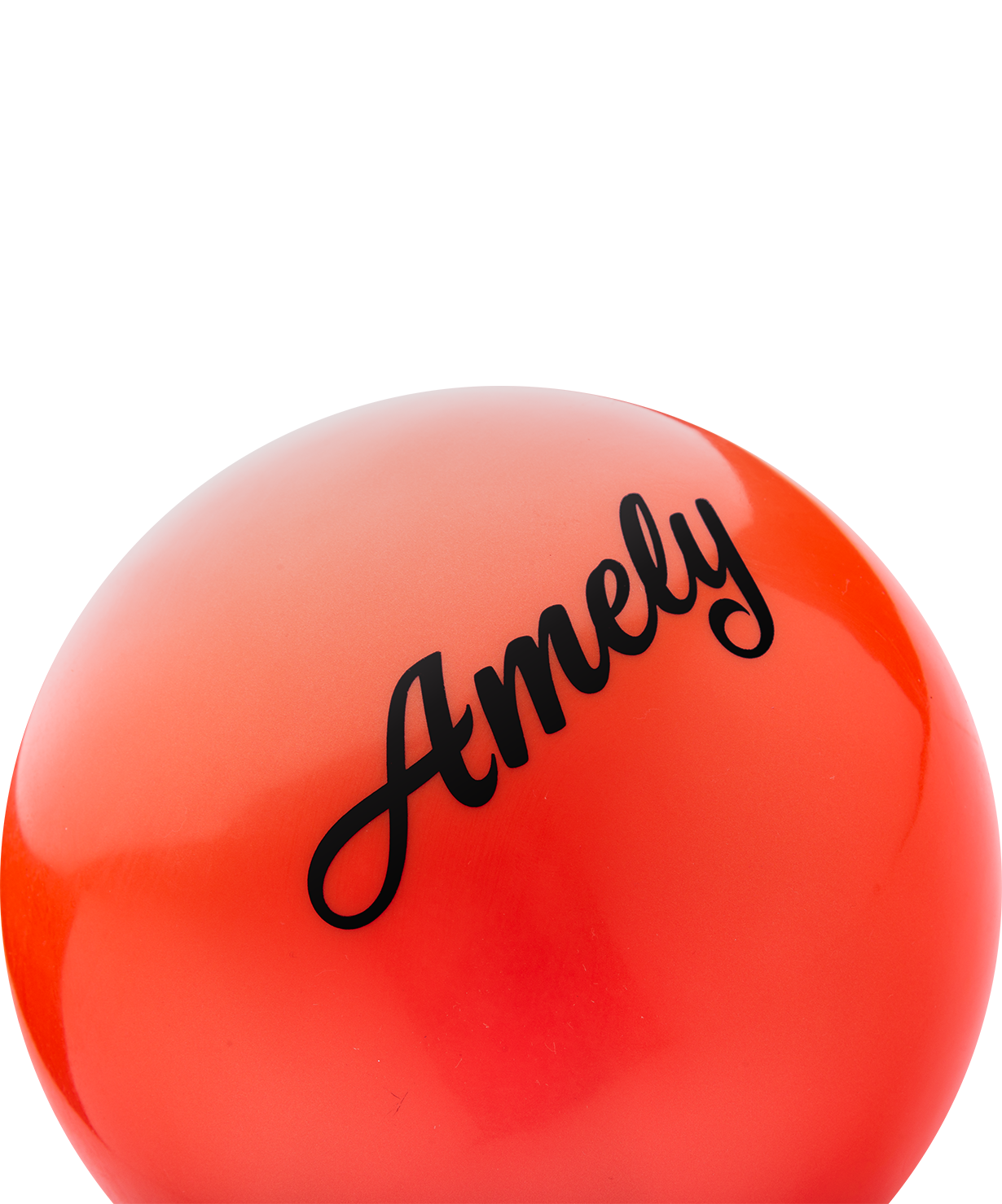 Мяч для художественной гимнастики AGB-101, 15 см, оранжевый