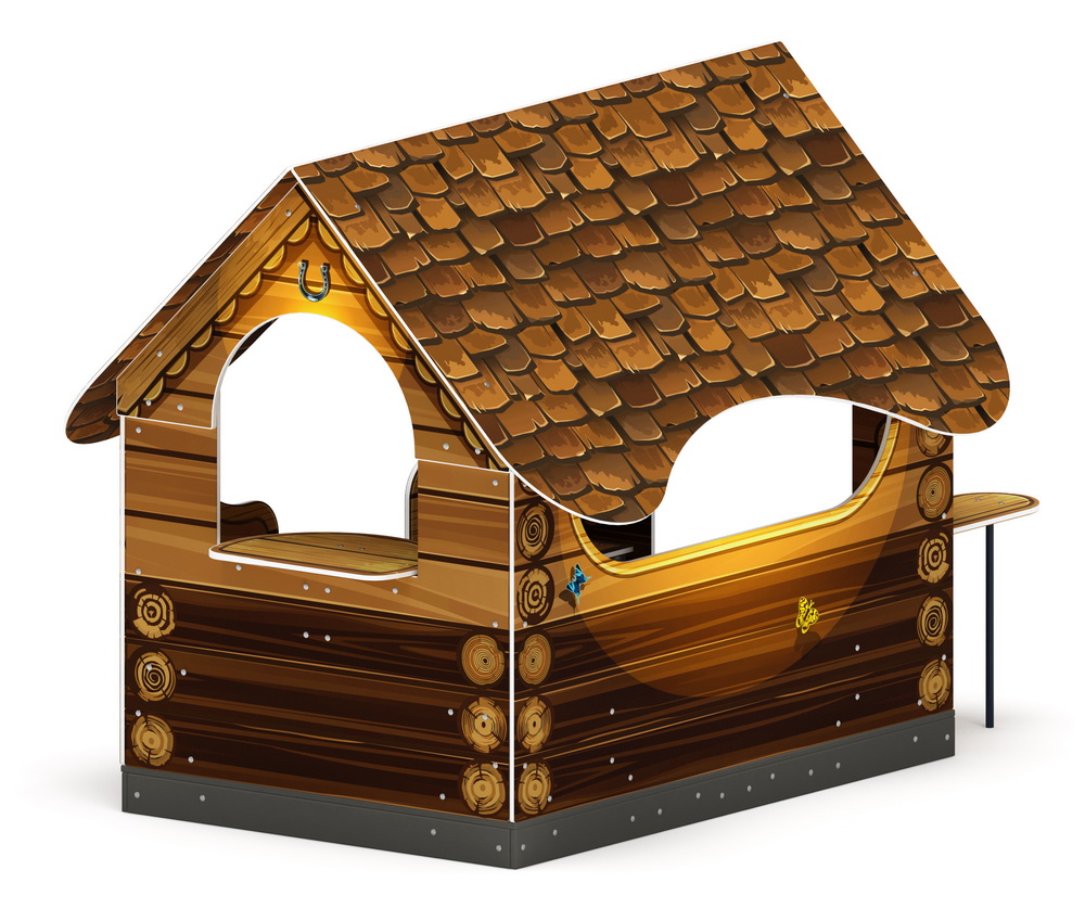 ДОМИК МИНИ тип 4 (Эко) для детской площадки МФ 10.01.13-03