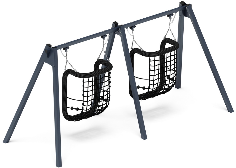 Качели М2 двойные ИО 12.М.08.08.01 (графит)