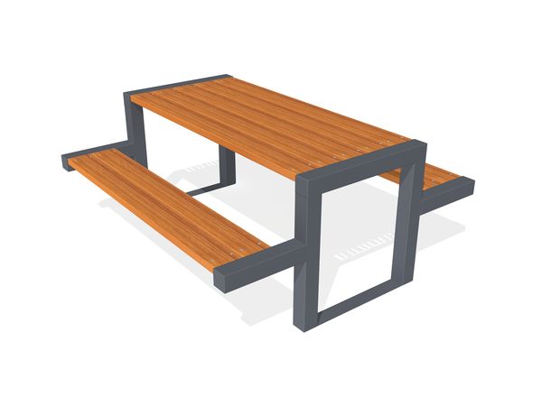 Стол уличный со скамьями ZION Флорида (СП198)