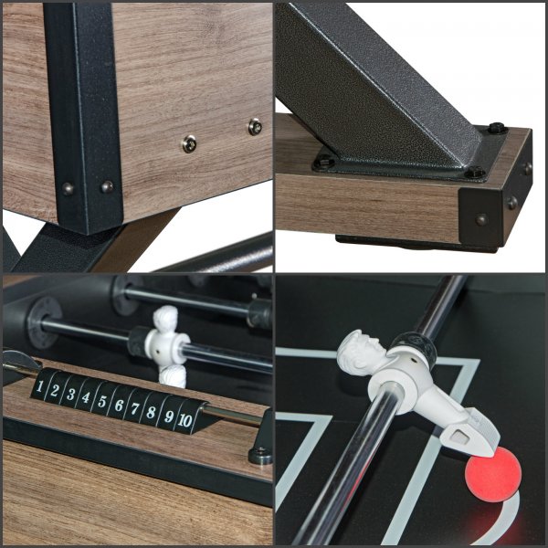 Настольный футбол (кикер) Tournament Pro 5 футов (146 x 78 x 90 см, коричневый)