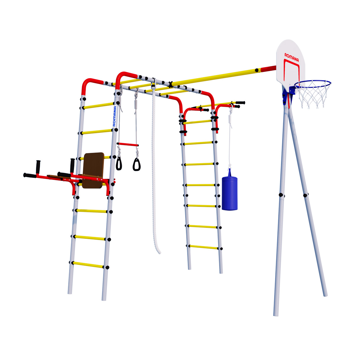 Спортивно-игровой комплекс ROMANA Fitness R.103.20.04 Фитнесс СК-3.3.19.09