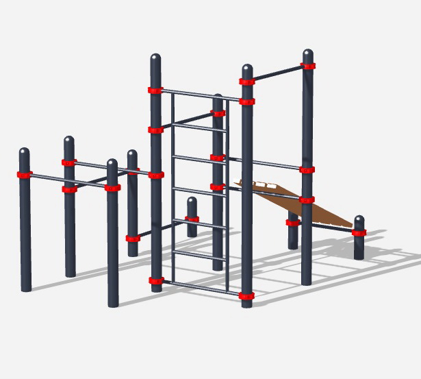 Уличный атлетический комплекс ВОРКАУТ 21 (89)