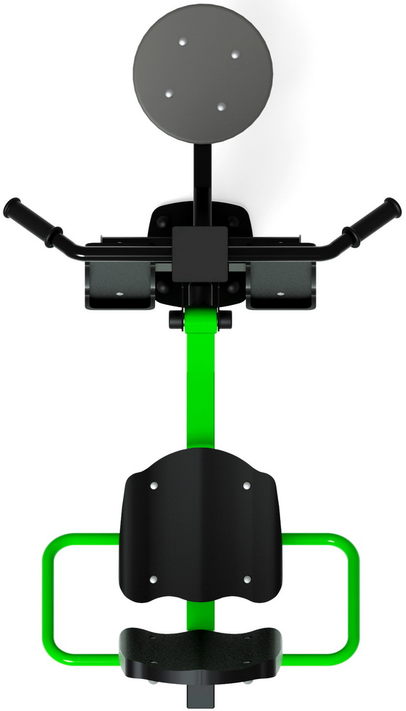 Тренажер уличный ЖИМ НОГАМИ+ ТВИСТЕР (зеленый) СТ 022-12