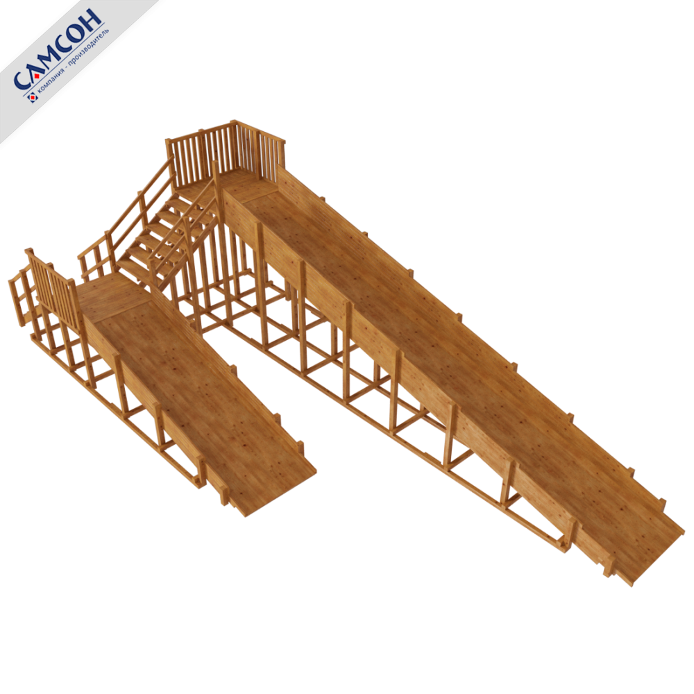 Детская зиняя горка АРКТИКА Самсон