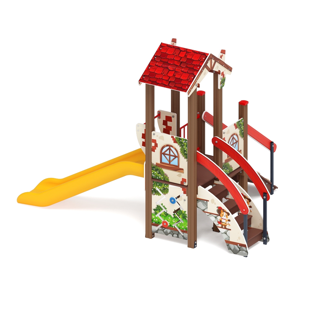 В ГОСТЯХ У СКАЗКИ детский игровой комплекс ДИК 1.05.01-23 (H=900)