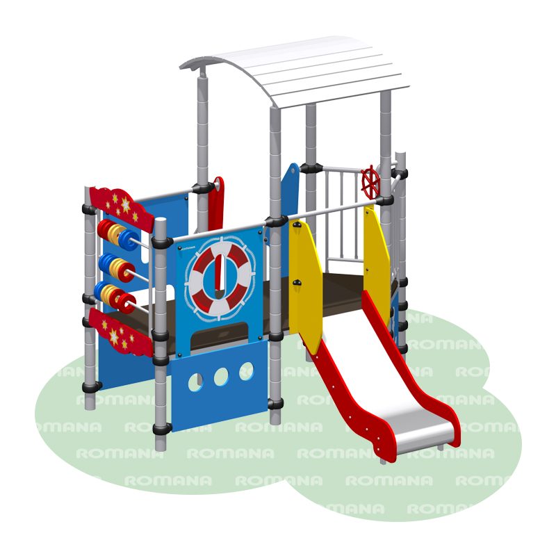 Игровой комплекс Кораблик с горкой «Romana 111.10.00»