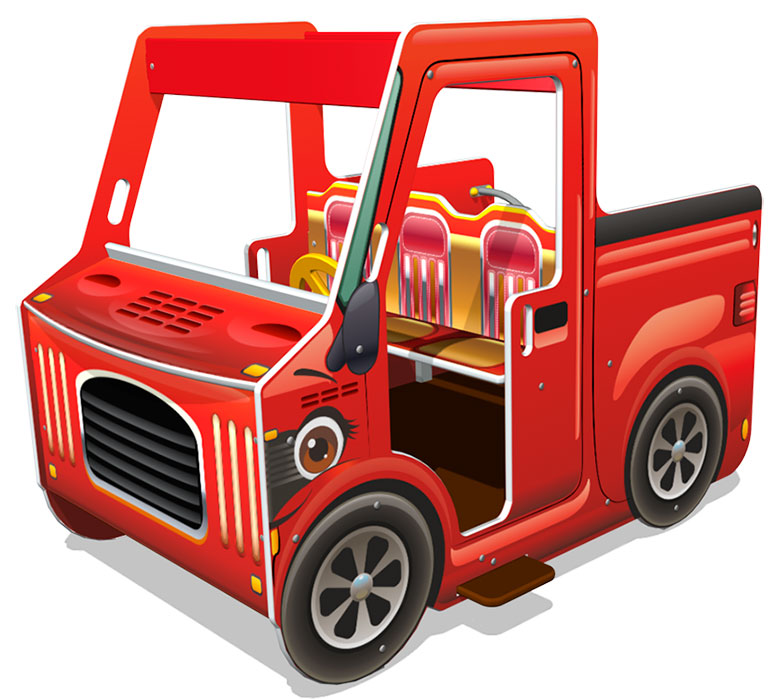 Игровой макет ZION Машинка Пикап (ИМ251)