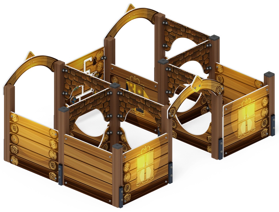 Лабиринт КУБИК 2 (Эко) игровая форма МФ 20.01.02-02