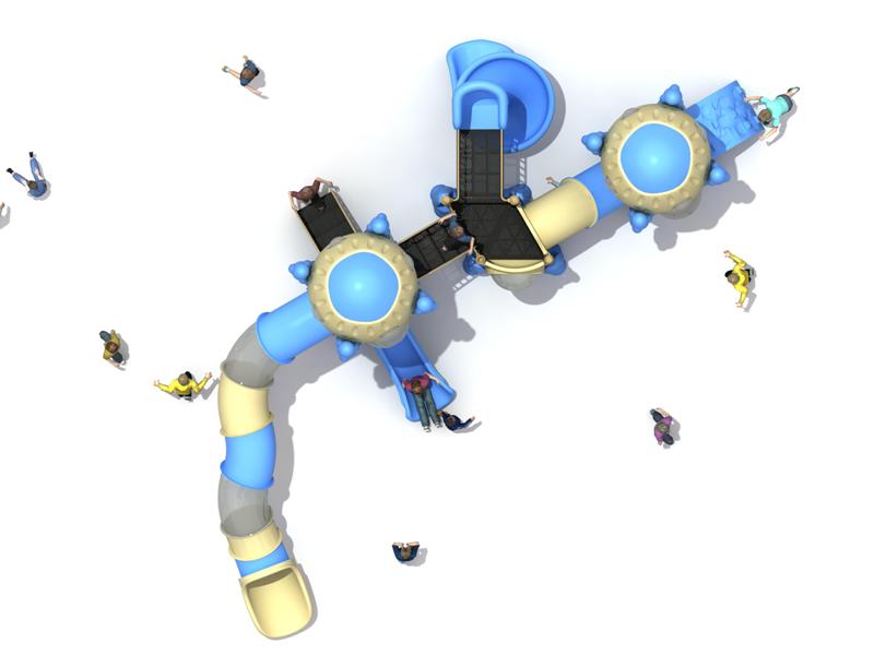 Детская игровая площадка Air-Gym Play Космическая орбитальня станция МИР WD-RC150, серия Ракеты