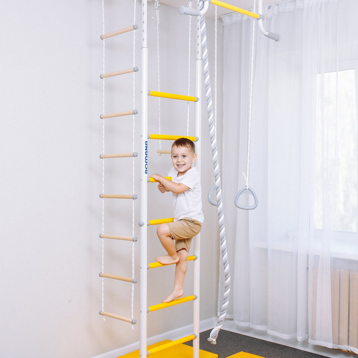 Шведская стенка R1 ROMANA (01.20.7.06.490.01.00-08) зеленое яблоко