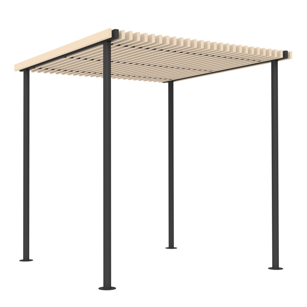 Пергола парковая Air Gym AP9, серый, орегон