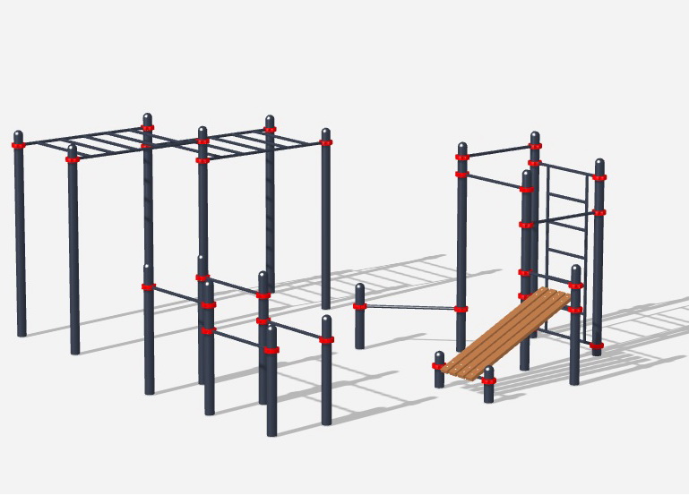 Уличный атлетический комплекс ВОРКАУТ 29 (108)