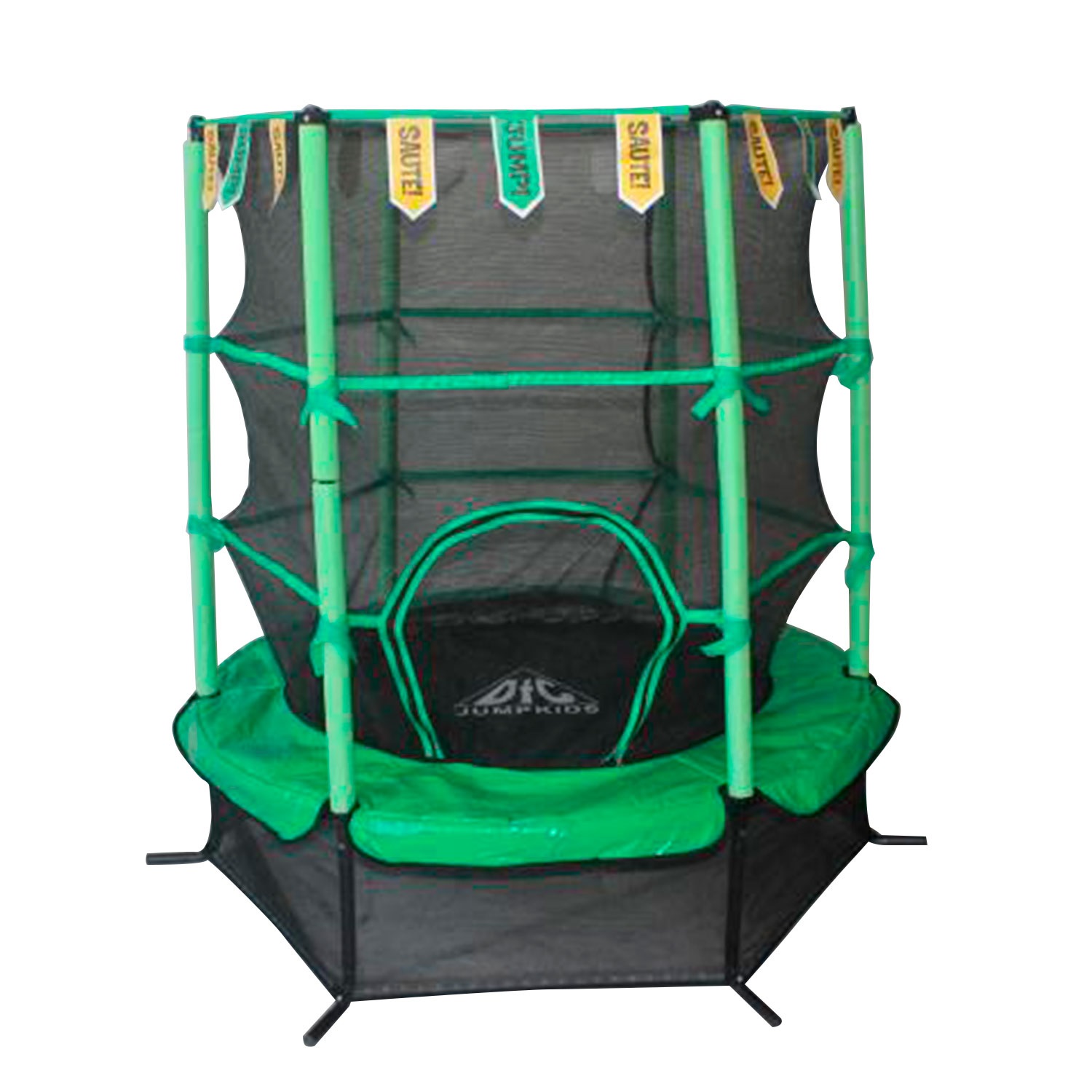Батут детский зеленый DFC Jump Kids 55"
