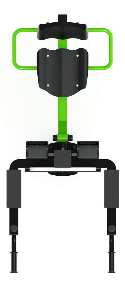 Тренажер уличный ХИПС + МАЯТНИК (зеленый) СТ 023-12