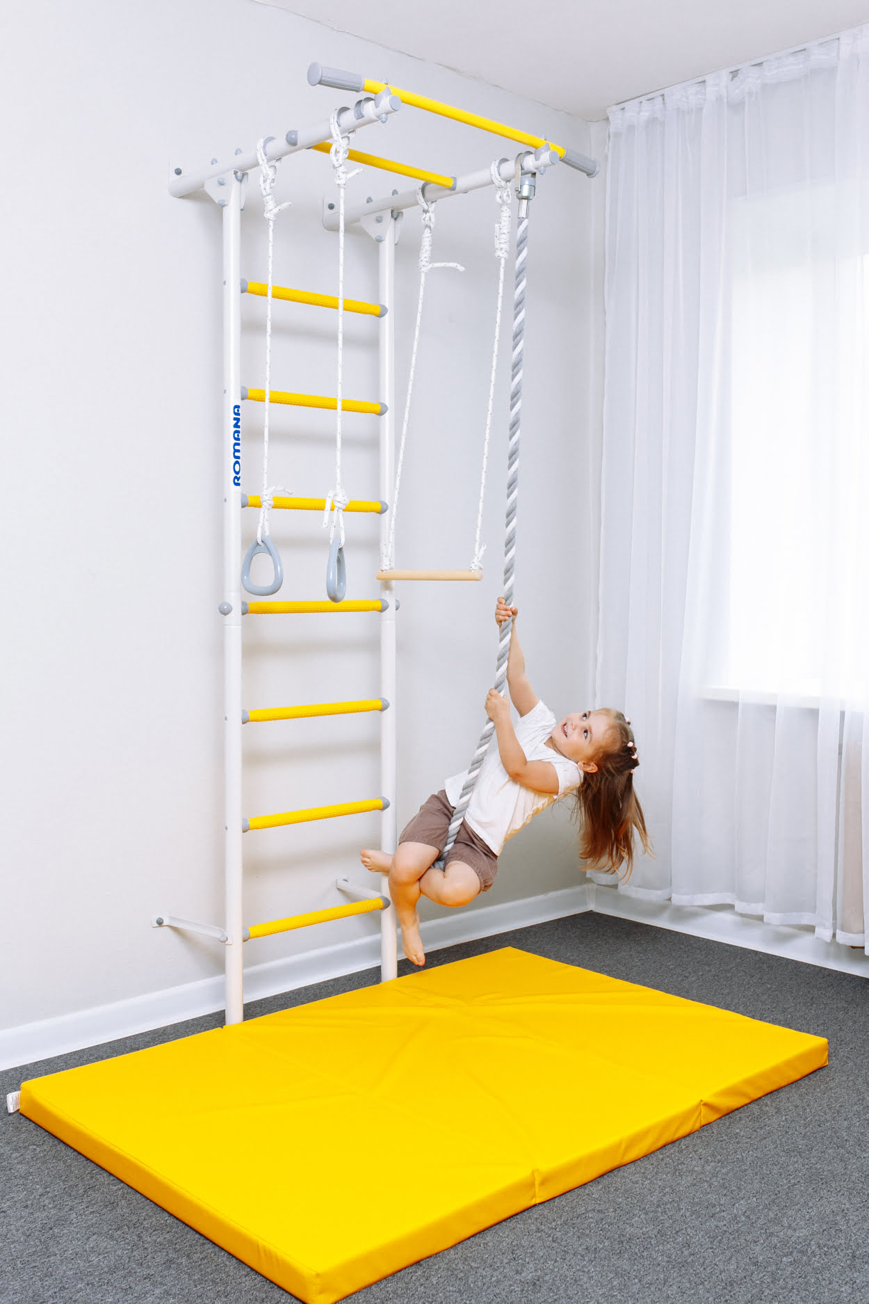 Шведская стенка S1 Romana (01.21.7.06.490.05.00-13) зелёное яблоко