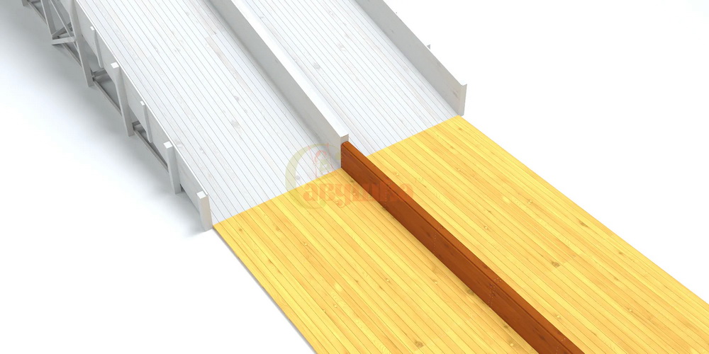 Выкат для зимней горки Савушка ЗИМА 12.1 (18 м)