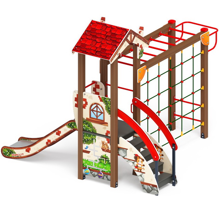 В ГОСТЯХ У СКАЗКИ детский игровой комплекс ДИК 1.05.01-04.С (H=900)