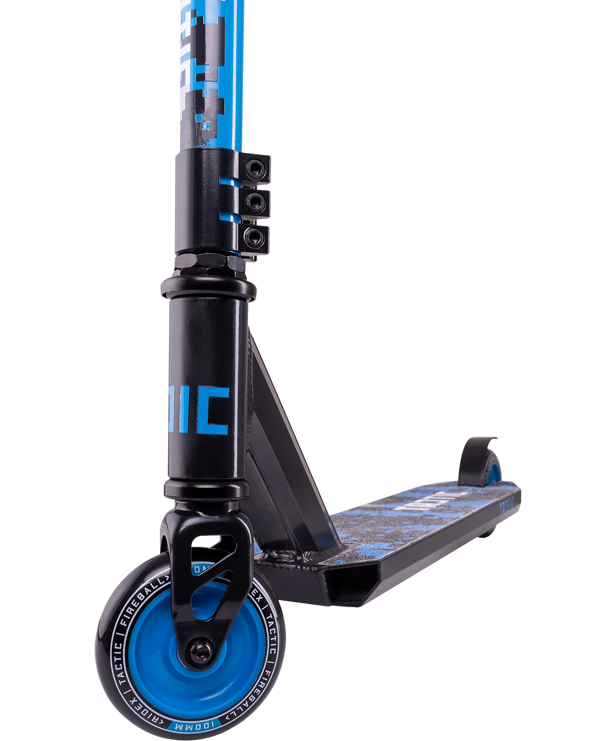 Самокат трюковый Tactic blue 100 мм
