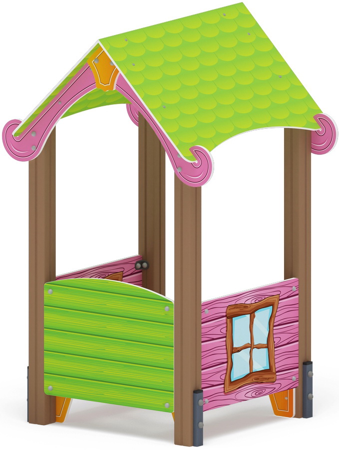 Домик ЛУКОМОРЬЕ малый 1 для детской площадки МФ 10.25.01-01