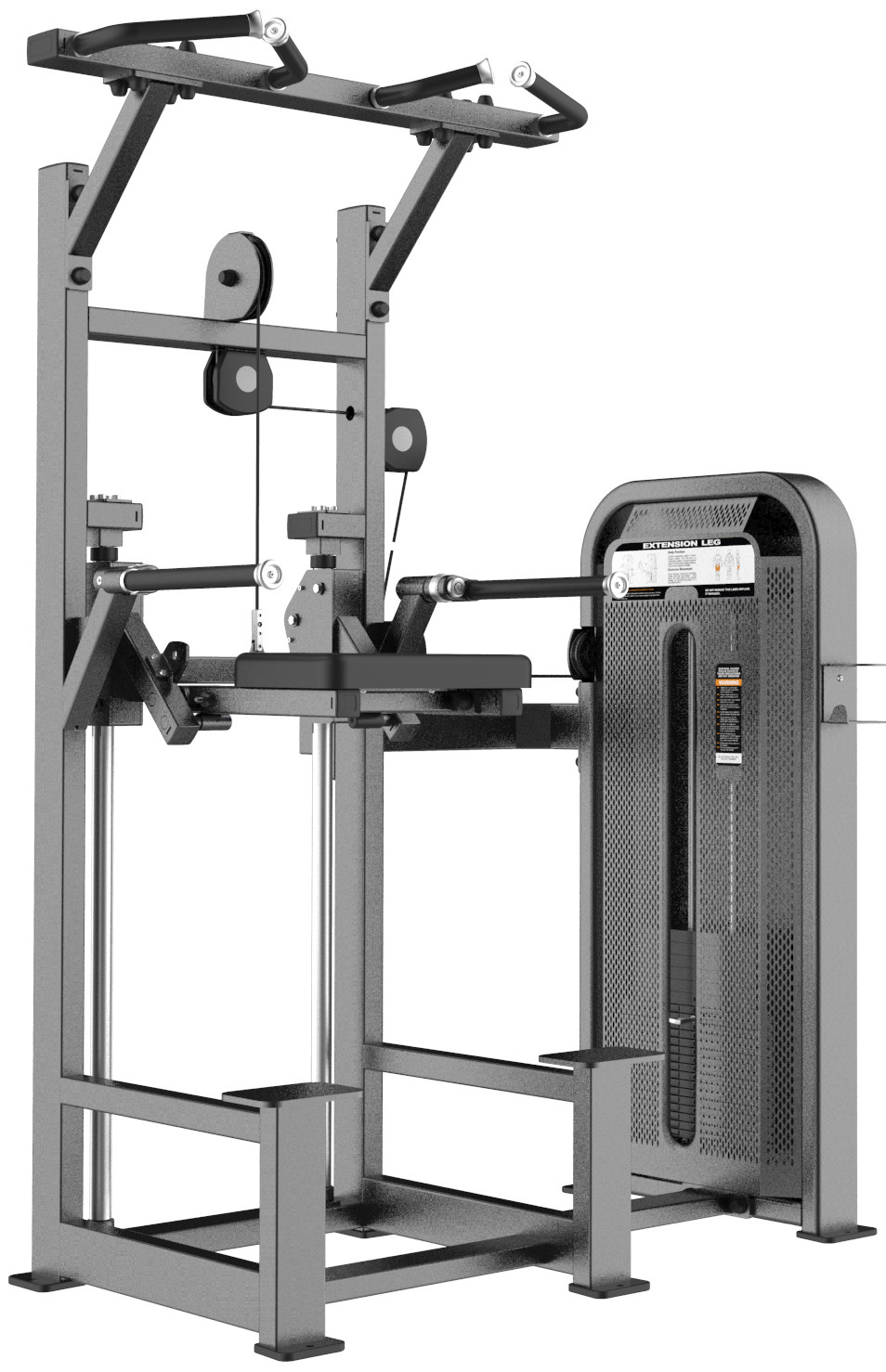 E-5009 Турник, брусья с противовесом. Стек 88 кг