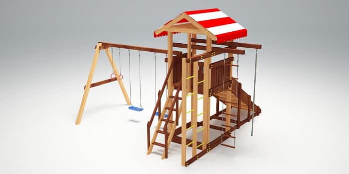 Детская площадка из дерева Савушка "4 сезона" - 3