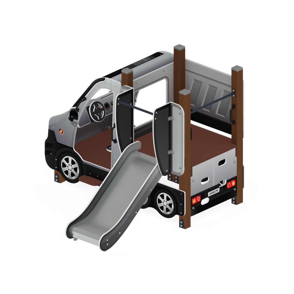 МАШИНКА С ГОРКОЙ тип 1 детский игровой комплекс ДИК 1.03.1.01-02 (H=750)