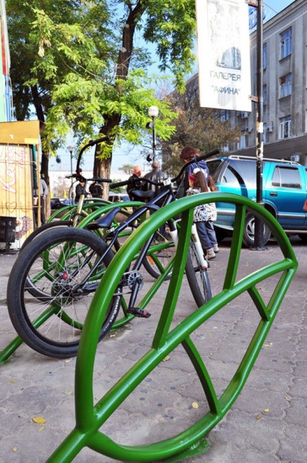 Велопарковка Лист