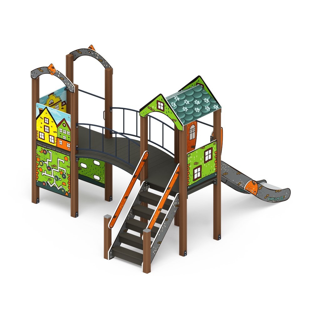 РАДА (Город) детский игровой комплекс ДИК 2.01.2.05-01 (H=1200)