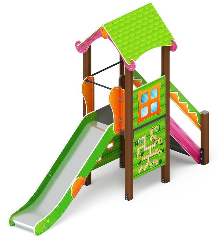 ЛУКОМОРЬЕ детский игровой комплекс ДИК 2.25.01-11.С (Н=1200)