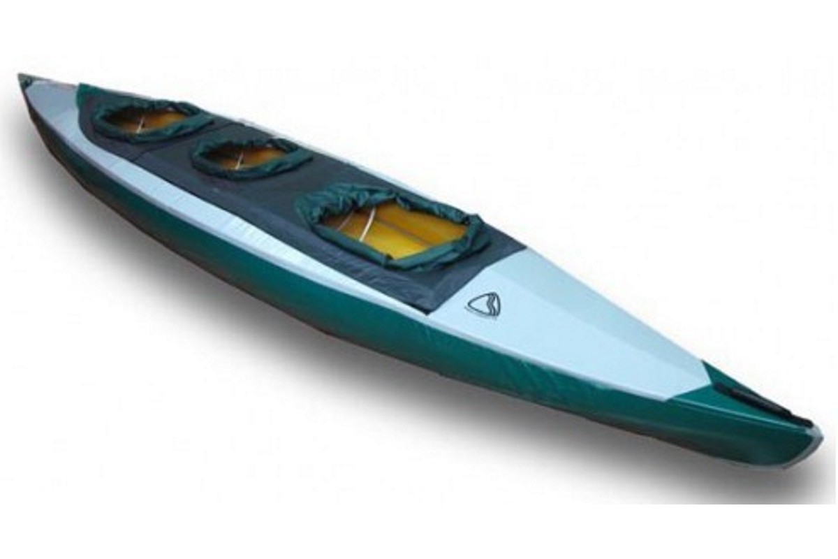 Байдарка каркасно-надувная ДОБРЫНЯ 3 трехместная