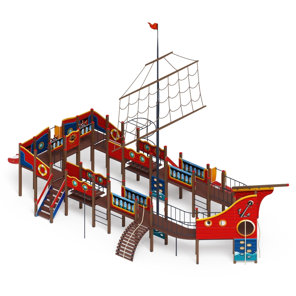 ШХУНА Детский игровой комплекс ДИК 2.03.3.03-02 (Н=1200, Н=1500)