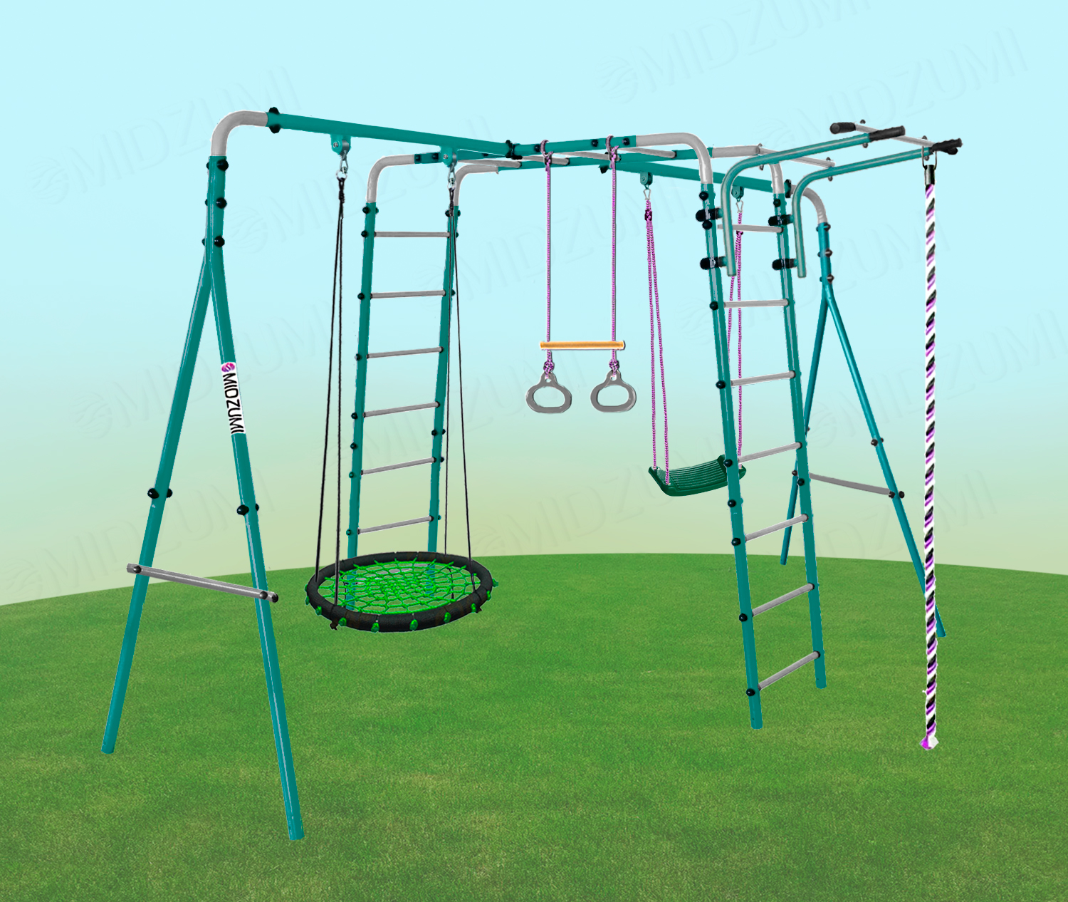 Спортивно-игровой комплекс Midzumi Tenshi Large L (гнездо среднее зеленое)