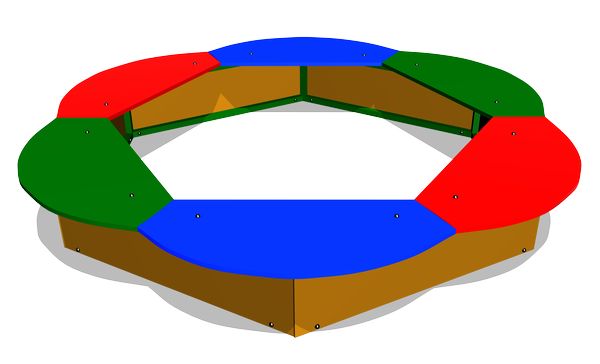 Детская песочница ZION Ромашка (П006)