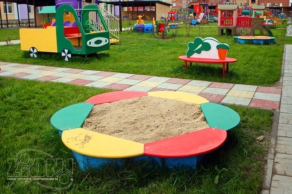 Детская песочница ZION Ромашка (П006)