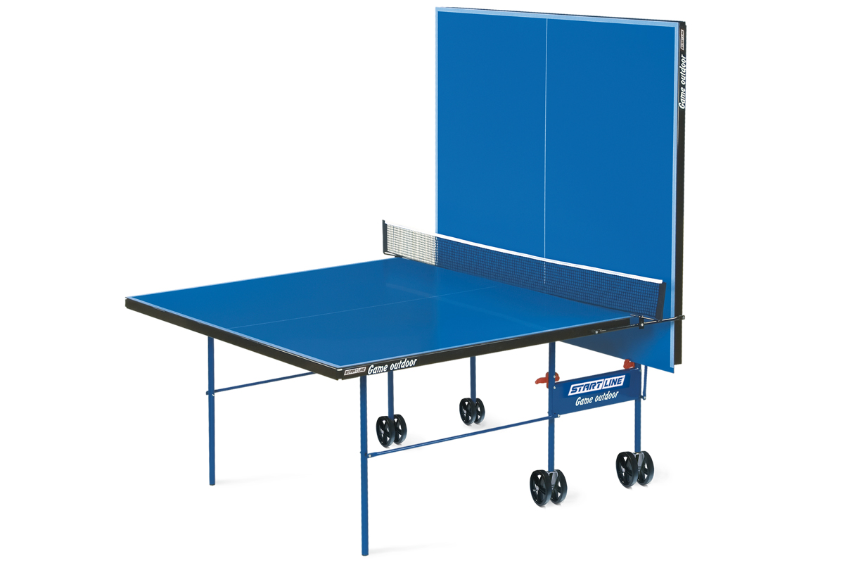 Теннисный стол START LINE Game Outdoor Blue с сеткой