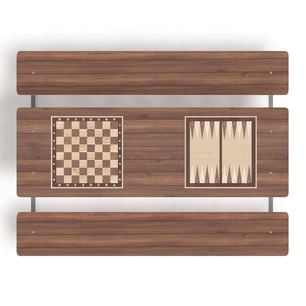 НАРДЫ + ШАХМАТЫ столик взрослый МФ 32.01.04-01