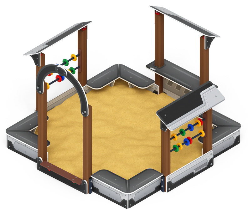ТЕРЕМОК песочный дворик (Техно) ИО 6.01.04-04