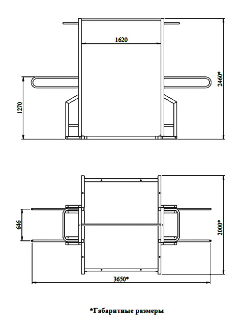 Мобильный комплекс для воркаута Air-Gym YSK3