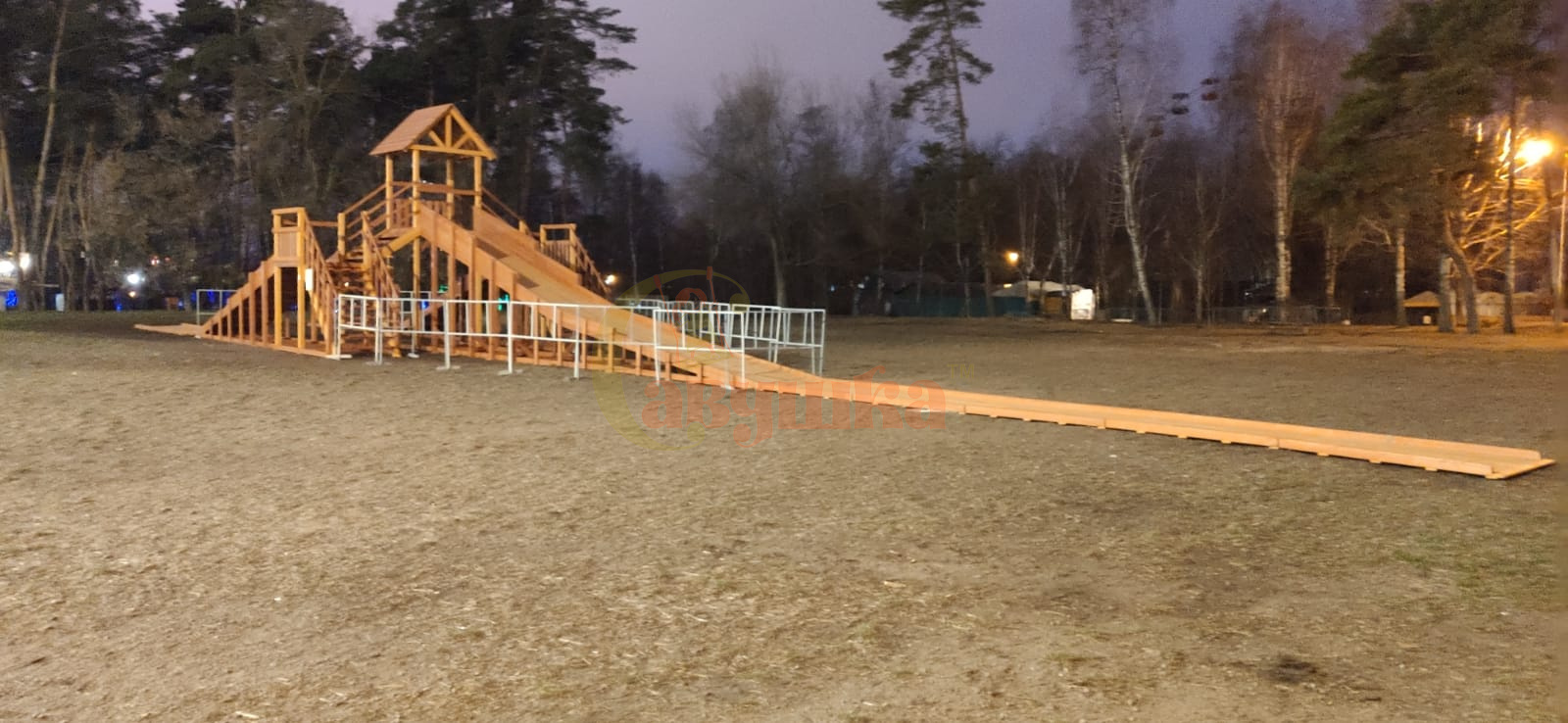 Выкат для зимней горки (10 м) Савушка