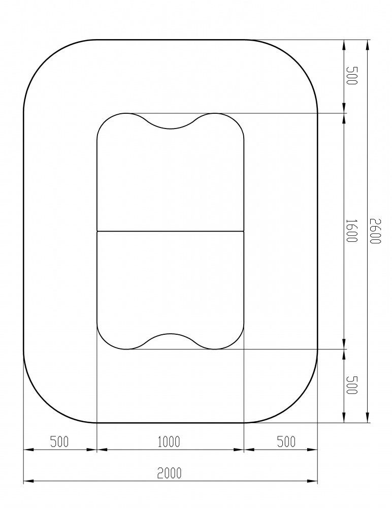 ДОМИК МИНИ тип 1 (Город) для детской площадки МФ 10.01.10-01