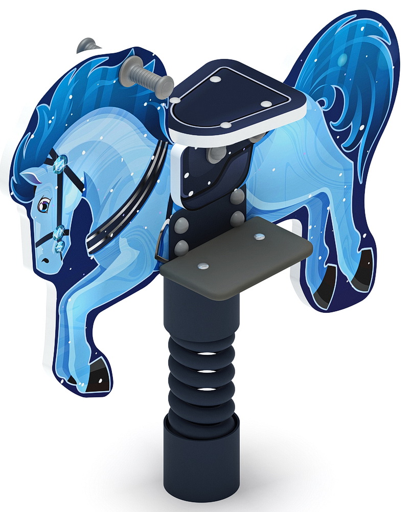 ЛОШАДКА 5 Качалка на пружине ИО 22.01.13-03