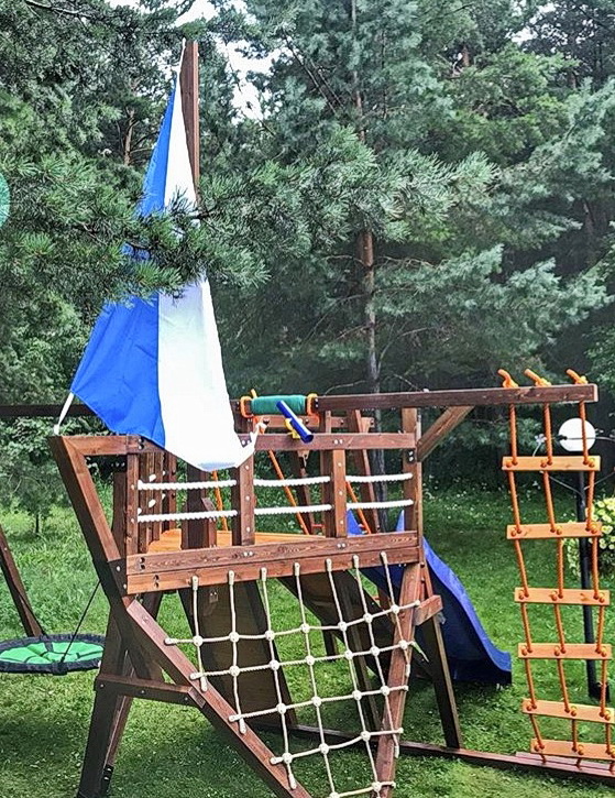 Детская игровая деревянная площадка ФРЕГАТ Самсон